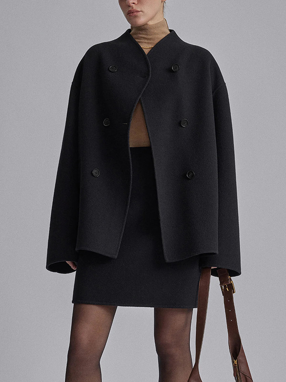 Women's Double-Breasted Peacoat | Timeless Elegance with a Contemporary Twist