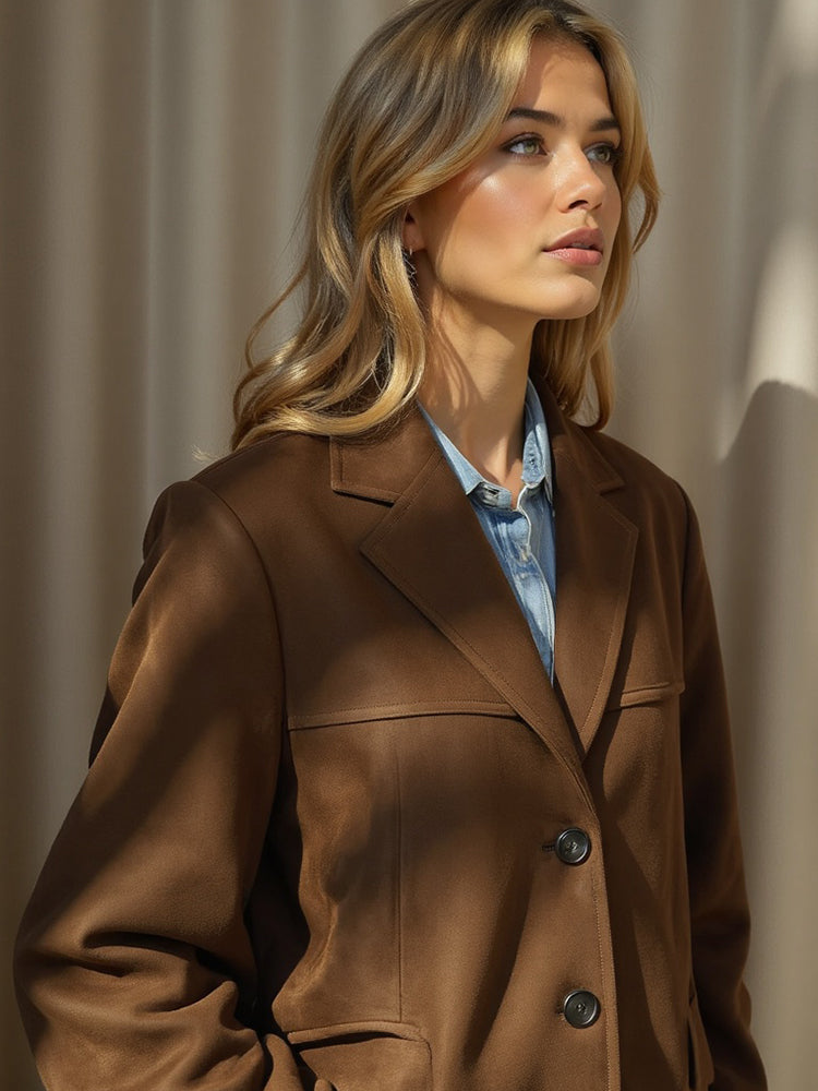 Miya | Classic Suede Jacket for Timeless Elegance