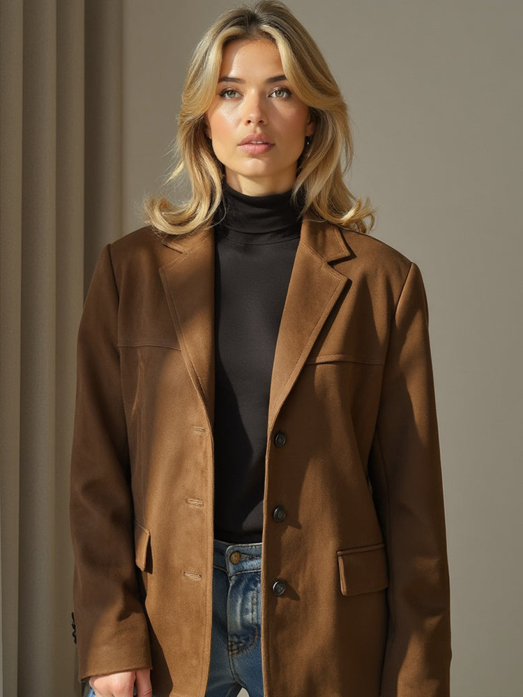 Miya | Classic Suede Jacket for Timeless Elegance